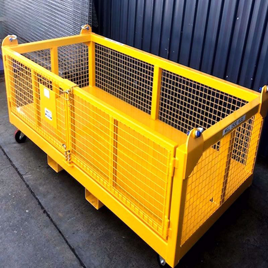 Double Pallet Crane Goods Cage 1500kg
